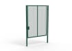 A Green 3.0m high x 2.5m Wide Single Leaf 358 Apollo Security Gate with Latch Lock Handles