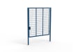 Blue Apollo® 3.0m High x 3.0m Wide 358 Prison Mesh Single Leaf Gate Kit With Latch Lock Handles