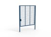 Blue Apollo® 3.0m High x 3.0m Wide 358 Prison Mesh Single Leaf Gate Kit With Quick exit digital lock