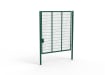 Green Apollo® 3.0m High x 3.0m Wide 358 Prison Mesh Single Leaf Gate Kit With Latch Lock Handles