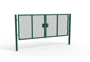 Apollo® 1.8m High x 4.0m Wide 358 Prison Mesh Double Leaf Gate Kit
