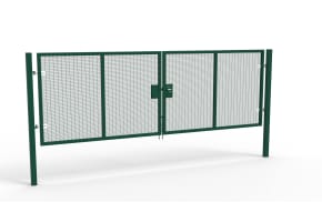 Apollo® 1.8m High x 5.0m Wide 358 Prison Mesh Double Leaf Gate Kit