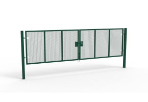 Apollo® 1.8m High x 6.0m Wide 358 Prison Mesh Double Leaf Gate Kit