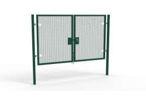 Apollo® 2.0m High x 3.0m Wide 358 Prison Mesh Double Leaf Gate Kit