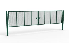 Apollo® 2.0m High x 7.0m Wide 358 Prison Mesh Double Leaf Gate Kit