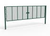 Green Apollo® 2.0m High 358 Prison Mesh Double Leaf Gate Kit with Unislide Latch 