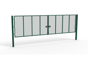 Apollo® 2.4m High x 10.0m Wide 358 Prison Mesh Double Leaf Gate Kit