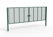 Green Apollo® 2.4m High 358 Prison Mesh Double Leaf Gate Kit with Unislide Latch 