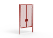 A Red 3.0m high x 2.0m Wide Double Leaf 358 Apollo Security Gate with Latch Locks