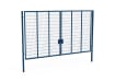 Blue Apollo® 3.0m High x 6.0m Wide 358 Prison Mesh Double Leaf Gate Kit with quick exit digital lock