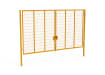 Yellow Apollo® 3.0m High x 6.0m Wide 358 Prison Mesh Double Leaf Gate Kit with Latch Lock