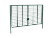 Green Apollo® 3.0m High x 6.0m Wide 358 Prison Mesh Double Leaf Gate Kit with Latch Lock