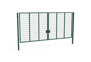 Apollo® 3.0m High x 6.0m Wide 358 Prison Mesh Double Leaf Gate Kit
