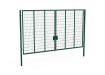 Apollo® 3.0m High x 6.0m Wide 358 Prison Mesh Double Leaf Gate Kit with quick exit digital lock