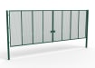 Green Apollo® 3.0m High 358 Prison Mesh Double Leaf Gate Kit with Unislide Latch 