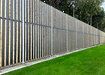 Timber Echo Absorb acoustic fencing on a private property line