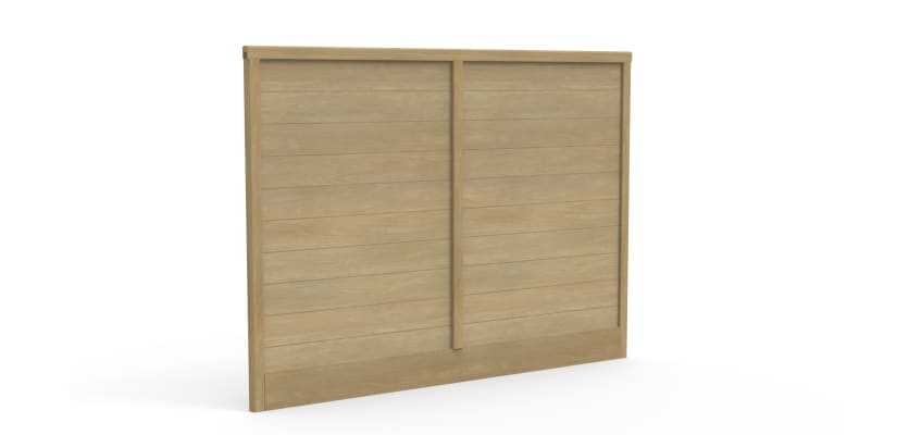 Close up of the EchoGroove Lite Timber Panel