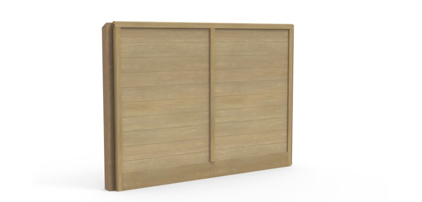 EchoGroove Lite Timber Panel with Timber Posts