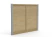 EchoGroove Lite Timber Panel with Steel DuraPosts at each side