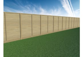 EchoGroove Lite 1.8m x 1.8m Wide UC4 Reflective Wooden Acoustic Panel