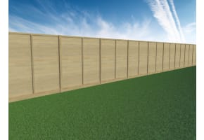 EchoGroove Lite 2.0m x 1.8m Wide UC4 Reflective Timber Acoustic Panel