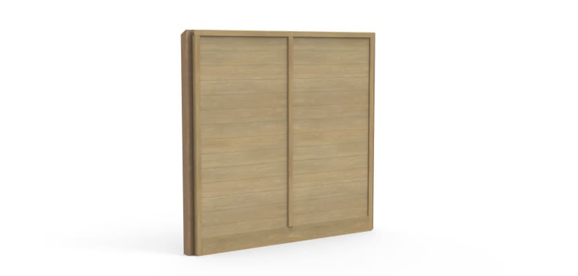 EchoGroove Lite Timber Panel with Timber Posts