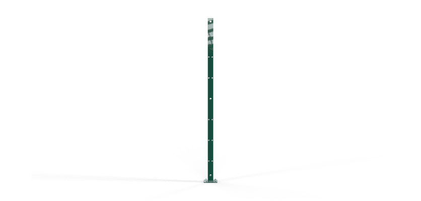 Bolt-down intermediate fence post from the ProFence range