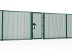 ProFence pedestrian gate installed with mesh fencing