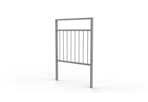 Pedestrian Guard Rail Kit with Visibility Gap - PG2 BS 7818 - 1.0m Wide