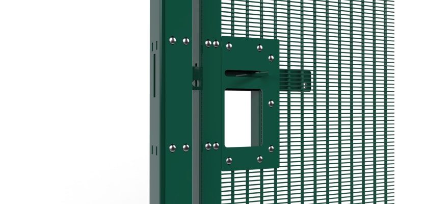 ProFence® 2X SR2 (B3) LPS 1175 single gate leaf kit, 2.4m x 3.0m size, showcasing robust design and security features.