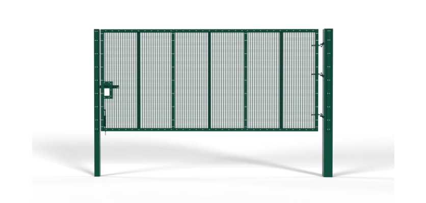 Green 2.4m x 4.0m Wide ProFence® 2X SR2 (B3) LPS 1175 Single Gate Leaf Kit