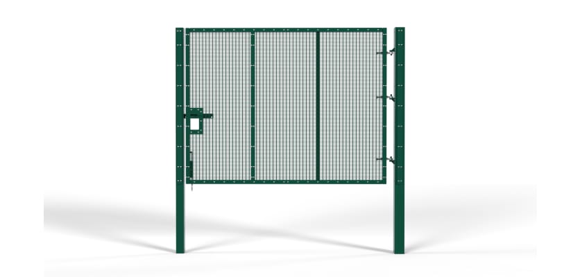 Green 3.0m x 3.0m Wide ProFence® 2X SR2 (B3) LPS 1175 Single Gate Leaf Kit