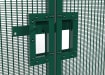 Gate slider on 3.0m x 4.0m Wide ProFence® 2X SR2 (B3) LPS 1175 Double Gate Leaf Kit