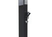 A close up showing the fixings and bracket on the 1.8m High EnviroProtect Railing Posts