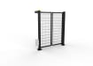FFL RapidFold Single Leaf Gate - 868 Mesh Infill - Black RAL 9005