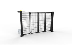   FFL RapidFold™ Double Leaf Gate - 868 Mesh Infill - Up To 6m Opening