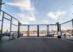 A RapidFold Double Leaf Bi-Fold Gate installed outside a private car park