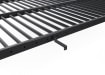 An image showing how the support leg attaches to the bottom of the Railing panel