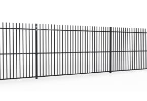 2.4m High EnviroProtect® SR1 (A1) LPS 1175 Vertical Bar Railing Kit