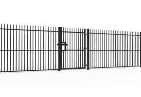 2.0m High x 1.2m Wide EnviroProtect® SR1 (A1) LPS 1175 Single Leaf Railing Gate Kit