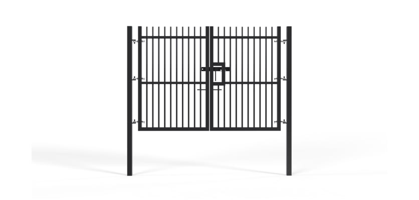 A 2.4m High x 3.0m Wide Double Leaf EnviroProtect SR1 (A1) LPS 1175 Security Gate