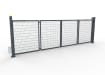 FFL RapidFold Pro Double Leaf Gate - 868 Mesh Infill - Anthracite Grey RAL 7016
