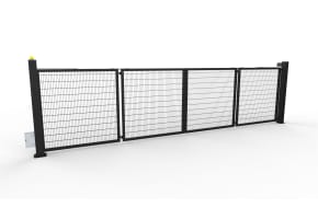    FFL RapidFold Pro™ Double Leaf Gate - 868 Mesh Infill - Up To 10m Opening