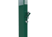 A close up on the fixings and bracket on the 2.0m High EnviroProtect Anti-Climb Security Railing Post Kit 