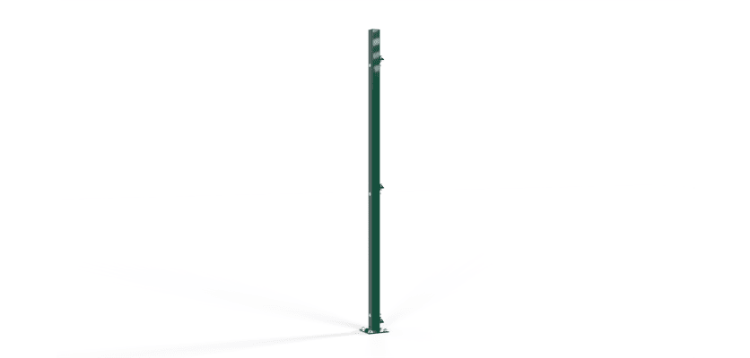 A Green Bolt Down 2.0m High EnviroProtect Anti-Climb SR1 (A1) LPS 1175 Security Railing Post