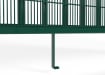 A Close up of the supporting leg for the EnviroProtect Anti-Climb SR1 (A1) LPS 1175 Vertical Bar Security Railing Kit