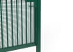 A close up showing the drop bolt on the 2.4m High x 3.0m Wide EnviroProtect Anti-Climb SR1 (A1) LPS 1175 Security Railing Gate 
