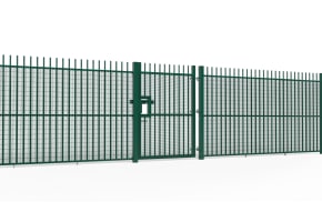 2.4m High x 3.0m Wide EnviroProtect® Anti-Climb SR1 (A1) LPS 1175 Single Leaf Gate Kit