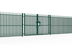 2.0m High x 3.0m Wide EnviroProtect® Anti-Climb SR1 (A1) LPS 1175 Double Leaf Gate Kit