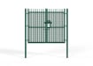 A Green 3.0m High x 3.0m Wide Double Leaf EnviroProtect Anti-Climb SR1 (A1) LPS 1175 Security Gate